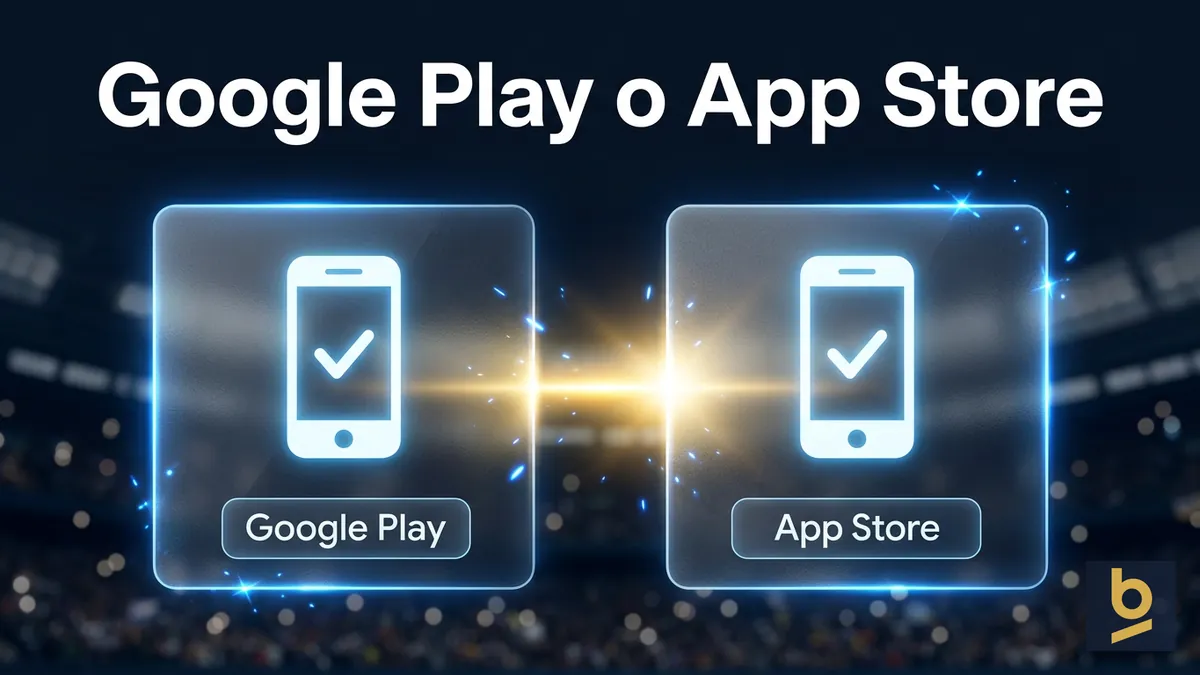 Vías de instalación de la app de Betnacional: Google Play y App Store