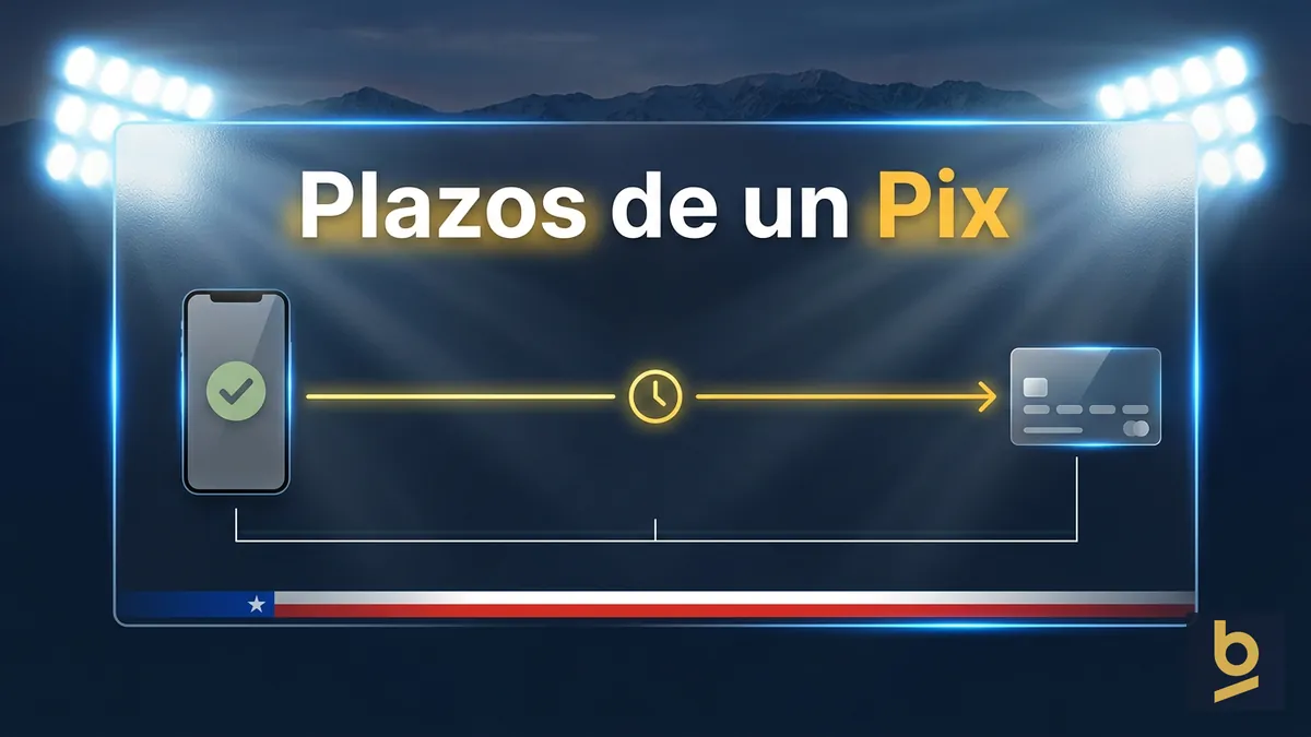 Línea de tiempo de un Pix desde el envío hasta el saldo en la cuenta de Betnacional