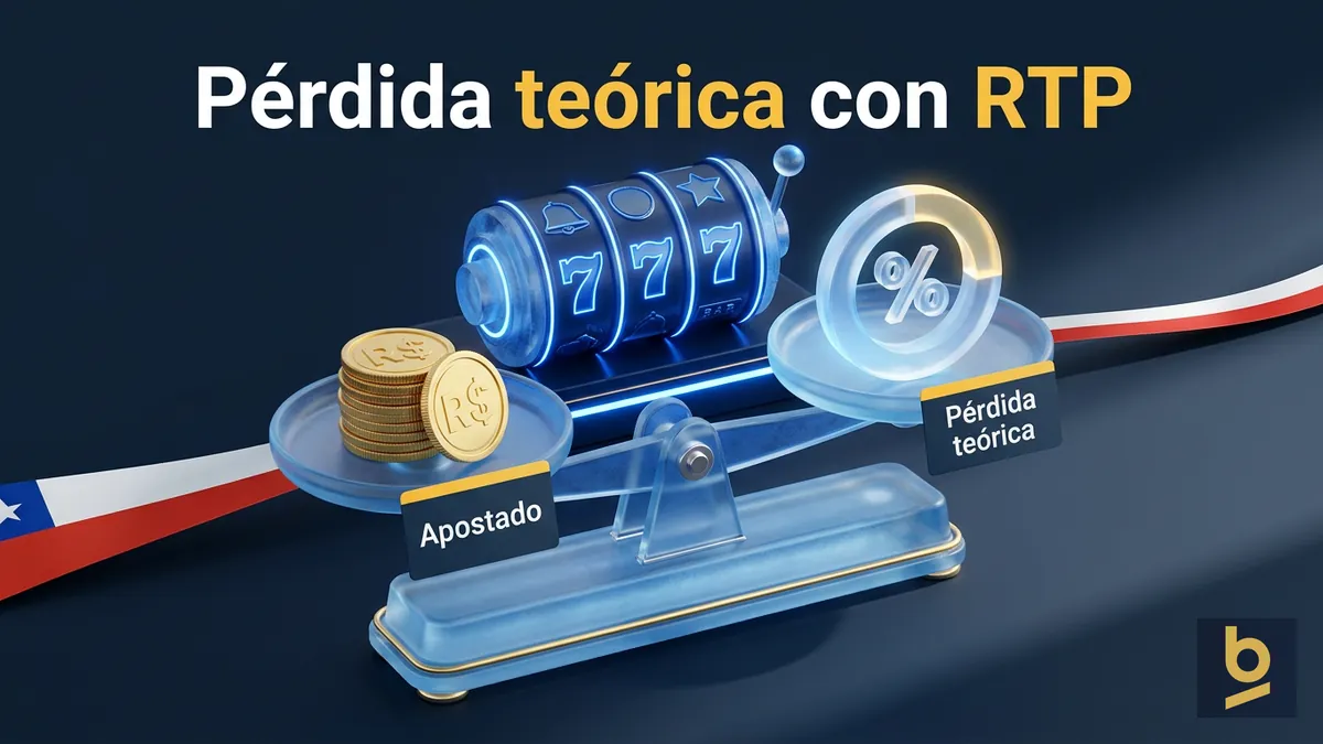 Balanza que ilustra la pérdida teórica según el RTP en Betnacional