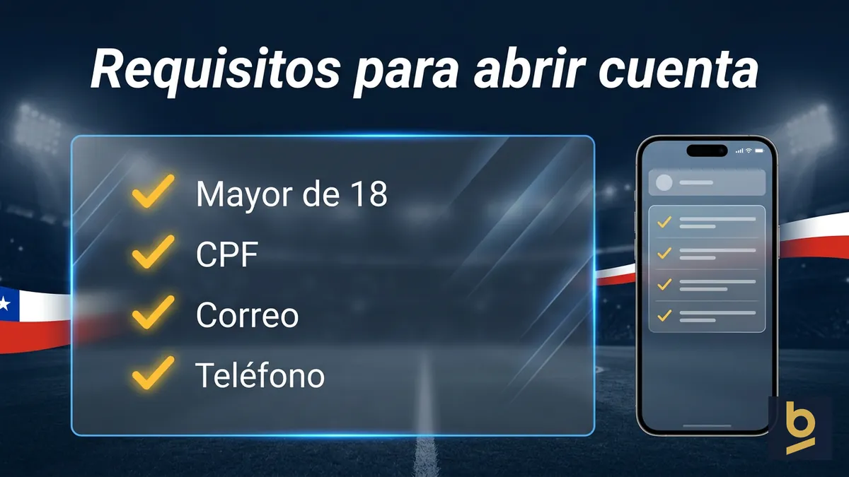 Requisitos para abrir cuenta en Betnacional: lista de verificación en el celular
